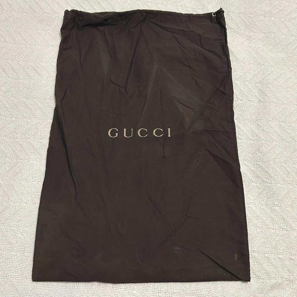 Gucci Shoe Dust Bag 17-1/2” x 11-1/2”